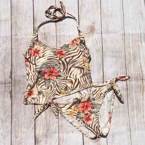 Ocean Dream Tropical Floral Tankini